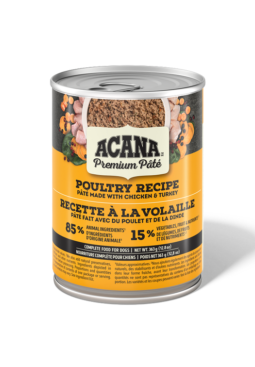 ACANA PREMIUM P&Acirc;T&Eacute;&trade;, Recette &agrave; la volaille